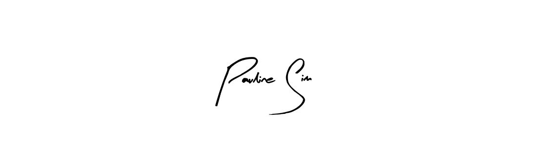 Here are the top 10 professional signature styles for the name Pauline Sim. These are the best autograph styles you can use for your name. Pauline Sim signature style 8 images and pictures png