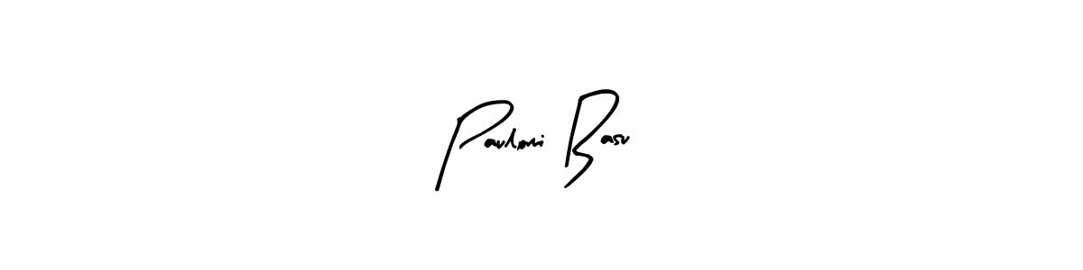 Make a beautiful signature design for name Paulomi Basu. Use this online signature maker to create a handwritten signature for free. Paulomi Basu signature style 8 images and pictures png