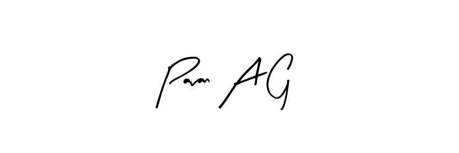 Also You can easily find your signature by using the search form. We will create Pavan A G name handwritten signature images for you free of cost using Arty Signature sign style. Pavan A G signature style 8 images and pictures png