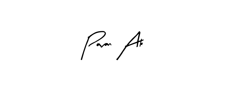 Use a signature maker to create a handwritten signature online. With this signature software, you can design (Arty Signature) your own signature for name Pavan Ak. Pavan Ak signature style 8 images and pictures png