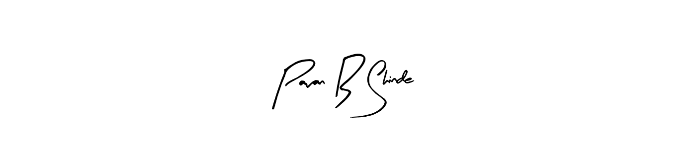 Make a beautiful signature design for name Pavan B Shinde. Use this online signature maker to create a handwritten signature for free. Pavan B Shinde signature style 8 images and pictures png