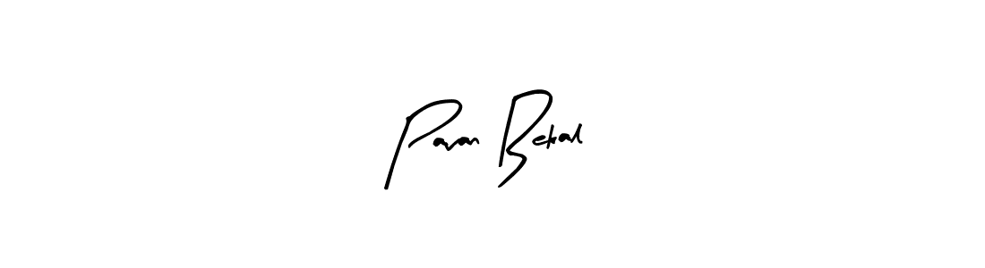 The best way (Arty Signature) to make a short signature is to pick only two or three words in your name. The name Pavan Bekal include a total of six letters. For converting this name. Pavan Bekal signature style 8 images and pictures png