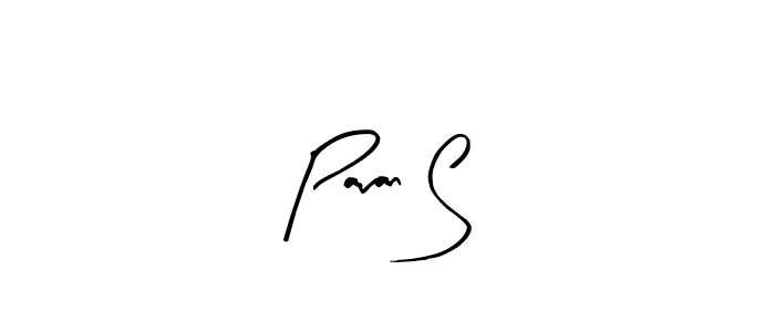 Pavan S stylish signature style. Best Handwritten Sign (Arty Signature) for my name. Handwritten Signature Collection Ideas for my name Pavan S. Pavan S signature style 8 images and pictures png