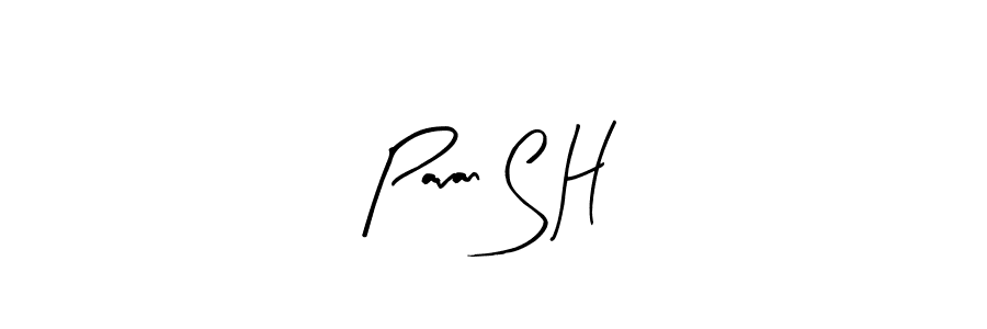 It looks lik you need a new signature style for name Pavan S H. Design unique handwritten (Arty Signature) signature with our free signature maker in just a few clicks. Pavan S H signature style 8 images and pictures png