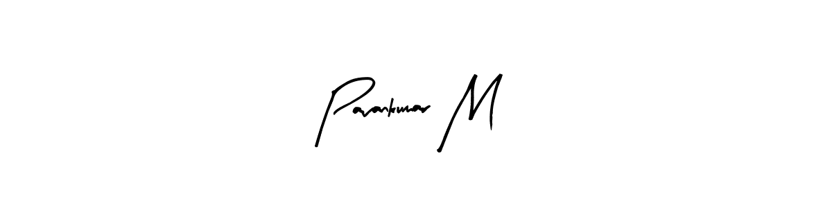 Pavankumar M stylish signature style. Best Handwritten Sign (Arty Signature) for my name. Handwritten Signature Collection Ideas for my name Pavankumar M. Pavankumar M signature style 8 images and pictures png