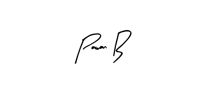 Design your own signature with our free online signature maker. With this signature software, you can create a handwritten (Arty Signature) signature for name Pawan B. Pawan B signature style 8 images and pictures png