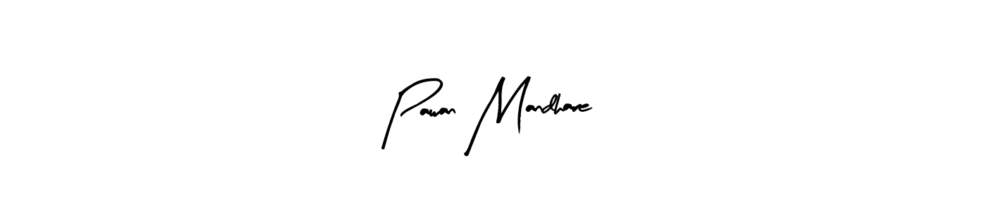 Pawan Mandhare stylish signature style. Best Handwritten Sign (Arty Signature) for my name. Handwritten Signature Collection Ideas for my name Pawan Mandhare. Pawan Mandhare signature style 8 images and pictures png