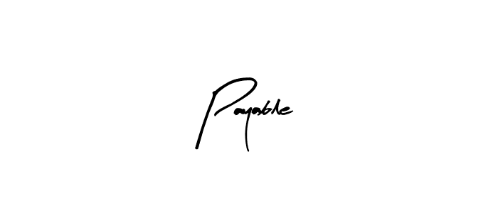 The best way (Arty Signature) to make a short signature is to pick only two or three words in your name. The name Payable include a total of six letters. For converting this name. Payable signature style 8 images and pictures png