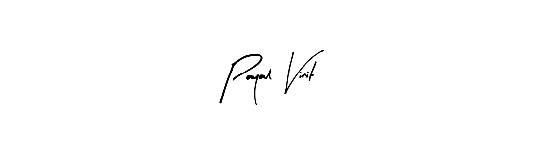 Make a beautiful signature design for name Payal Vinit. With this signature (Arty Signature) style, you can create a handwritten signature for free. Payal Vinit signature style 8 images and pictures png