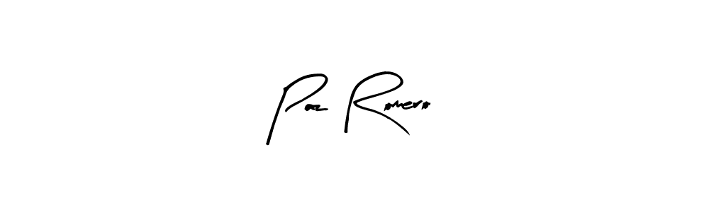 Design your own signature with our free online signature maker. With this signature software, you can create a handwritten (Arty Signature) signature for name Paz Romero. Paz Romero signature style 8 images and pictures png