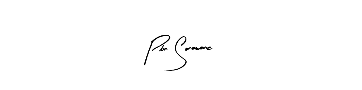 The best way (Arty Signature) to make a short signature is to pick only two or three words in your name. The name Pbn Sonawane include a total of six letters. For converting this name. Pbn Sonawane signature style 8 images and pictures png