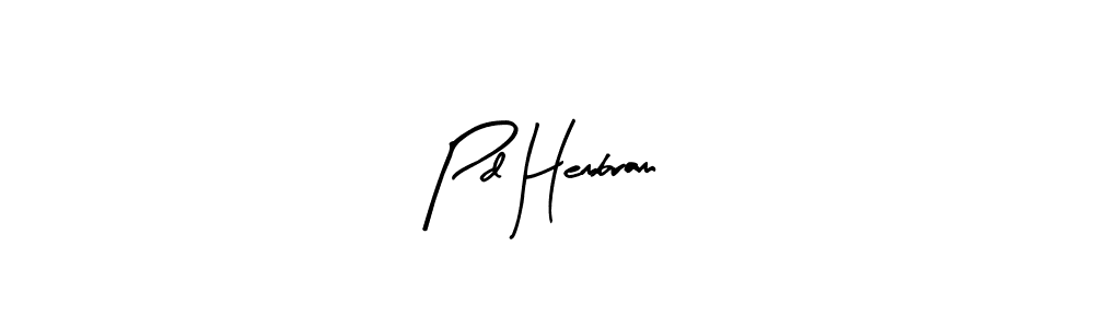 The best way (Arty Signature) to make a short signature is to pick only two or three words in your name. The name Pd Hembram include a total of six letters. For converting this name. Pd Hembram signature style 8 images and pictures png
