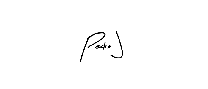 Pecko J stylish signature style. Best Handwritten Sign (Arty Signature) for my name. Handwritten Signature Collection Ideas for my name Pecko J. Pecko J signature style 8 images and pictures png