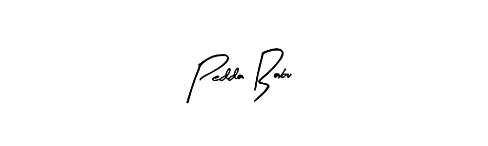 Make a beautiful signature design for name Pedda Babu. With this signature (Arty Signature) style, you can create a handwritten signature for free. Pedda Babu signature style 8 images and pictures png