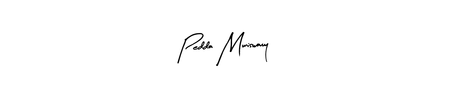 Make a beautiful signature design for name Pedda Muniswamy. Use this online signature maker to create a handwritten signature for free. Pedda Muniswamy signature style 8 images and pictures png