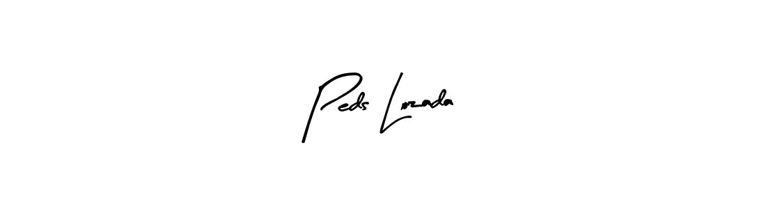 How to make Peds Lozada signature? Arty Signature is a professional autograph style. Create handwritten signature for Peds Lozada name. Peds Lozada signature style 8 images and pictures png