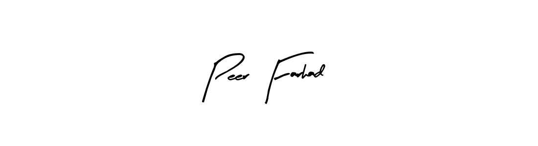 How to make Peer Farhad signature? Arty Signature is a professional autograph style. Create handwritten signature for Peer Farhad name. Peer Farhad signature style 8 images and pictures png