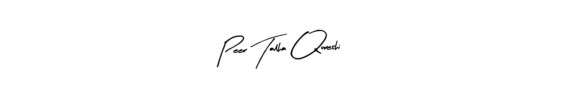 You should practise on your own different ways (Arty Signature) to write your name (Peer Talha Qureshi) in signature. don't let someone else do it for you. Peer Talha Qureshi signature style 8 images and pictures png