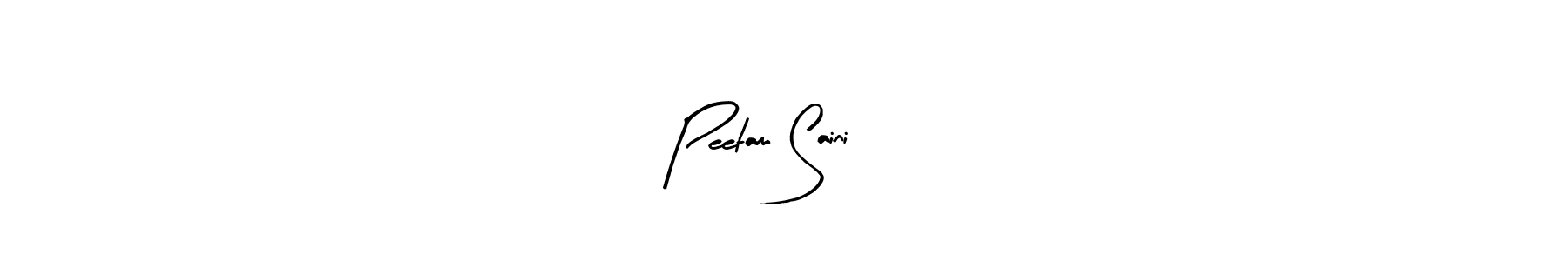 You can use this online signature creator to create a handwritten signature for the name Peetam Saini♥️. This is the best online autograph maker. Peetam Saini♥️ signature style 8 images and pictures png