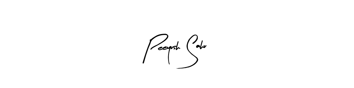 Similarly Arty Signature is the best handwritten signature design. Signature creator online .You can use it as an online autograph creator for name Peeyush Sahu. Peeyush Sahu signature style 8 images and pictures png