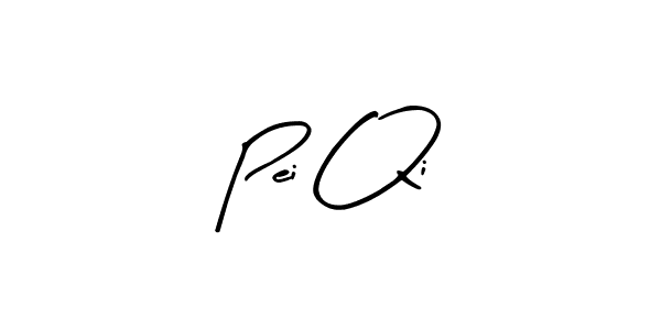 You should practise on your own different ways (Arty Signature) to write your name (Pei Qi) in signature. don't let someone else do it for you. Pei Qi signature style 8 images and pictures png