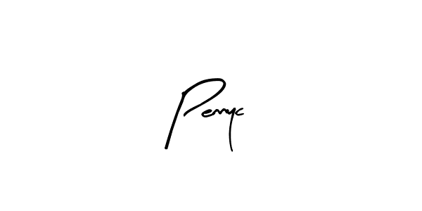 Design your own signature with our free online signature maker. With this signature software, you can create a handwritten (Arty Signature) signature for name Pennyc. Pennyc signature style 8 images and pictures png