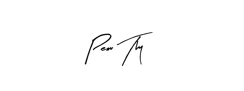 How to make Peou Thy signature? Arty Signature is a professional autograph style. Create handwritten signature for Peou Thy name. Peou Thy signature style 8 images and pictures png