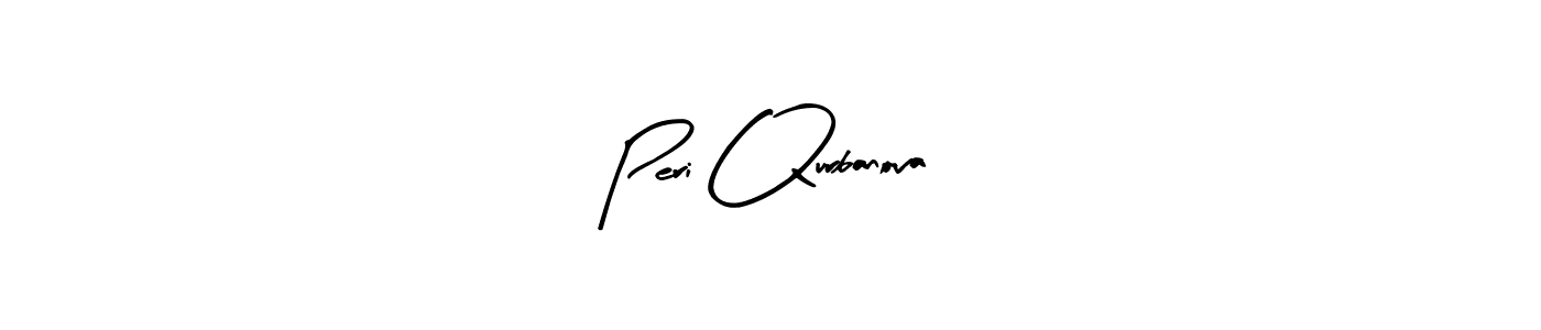 Design your own signature with our free online signature maker. With this signature software, you can create a handwritten (Arty Signature) signature for name Peri Qurbanova. Peri Qurbanova signature style 8 images and pictures png