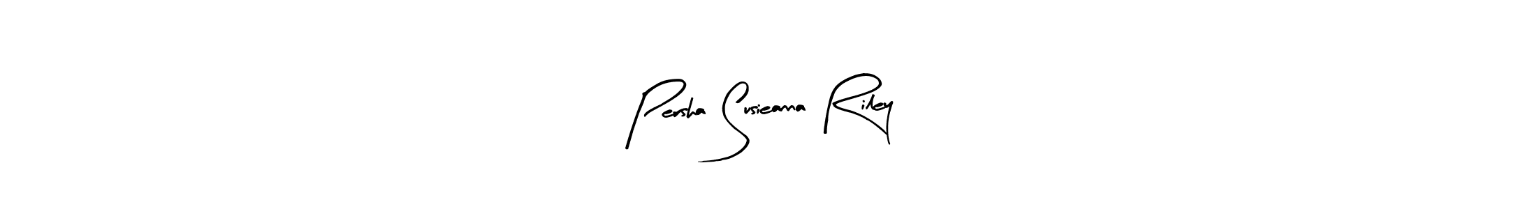 Make a beautiful signature design for name Persha Susieanna Riley. With this signature (Arty Signature) style, you can create a handwritten signature for free. Persha Susieanna Riley signature style 8 images and pictures png