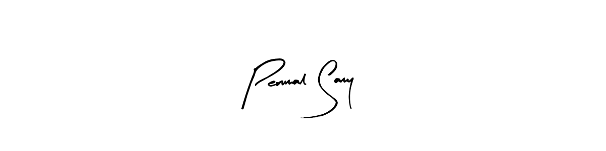 Design your own signature with our free online signature maker. With this signature software, you can create a handwritten (Arty Signature) signature for name Perumal Samy. Perumal Samy signature style 8 images and pictures png