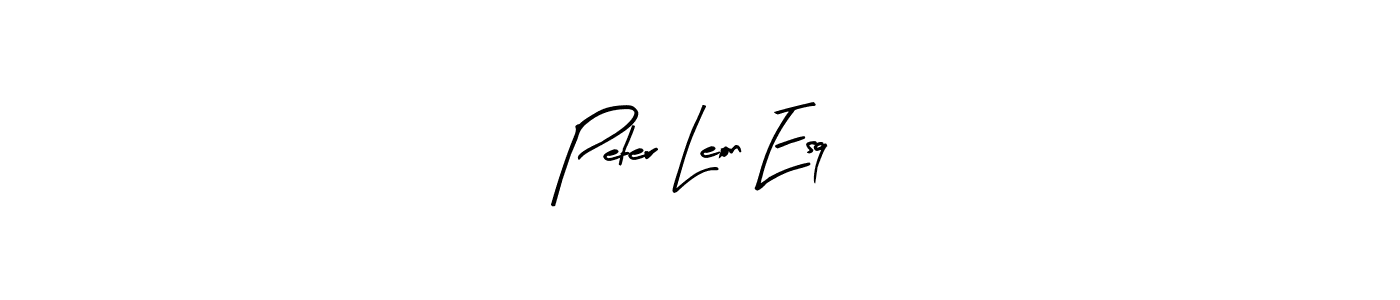 You should practise on your own different ways (Arty Signature) to write your name (Peter Leon Esq) in signature. don't let someone else do it for you. Peter Leon Esq signature style 8 images and pictures png