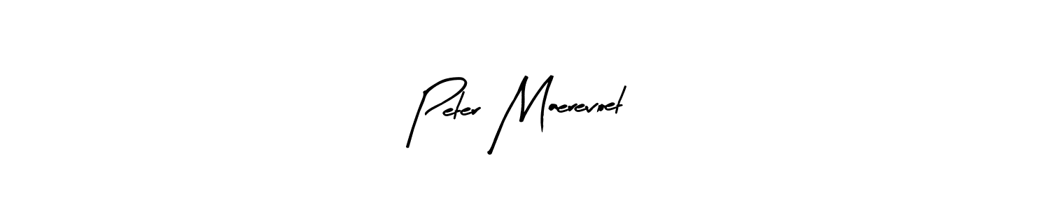 Arty Signature is a professional signature style that is perfect for those who want to add a touch of class to their signature. It is also a great choice for those who want to make their signature more unique. Get Peter Maerevoet name to fancy signature for free. Peter Maerevoet signature style 8 images and pictures png