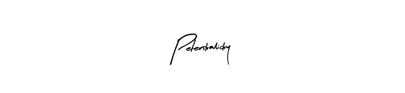 How to make Peterskalicky name signature. Use Arty Signature style for creating short signs online. This is the latest handwritten sign. Peterskalicky signature style 8 images and pictures png