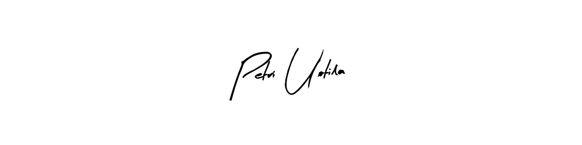 Use a signature maker to create a handwritten signature online. With this signature software, you can design (Arty Signature) your own signature for name Petri Uotila. Petri Uotila signature style 8 images and pictures png