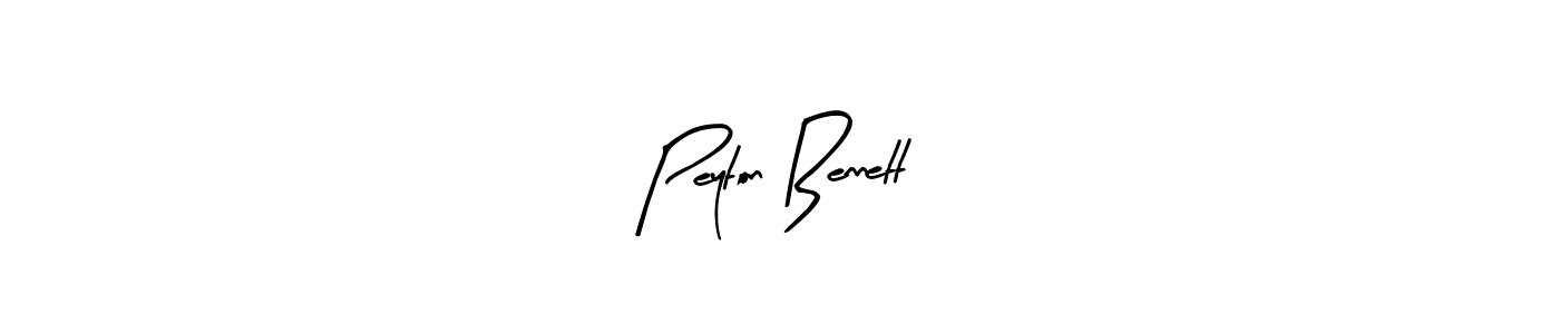 You should practise on your own different ways (Arty Signature) to write your name (Peyton Bennett) in signature. don't let someone else do it for you. Peyton Bennett signature style 8 images and pictures png