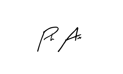 Best and Professional Signature Style for Ph Ax. Arty Signature Best Signature Style Collection. Ph Ax signature style 8 images and pictures png
