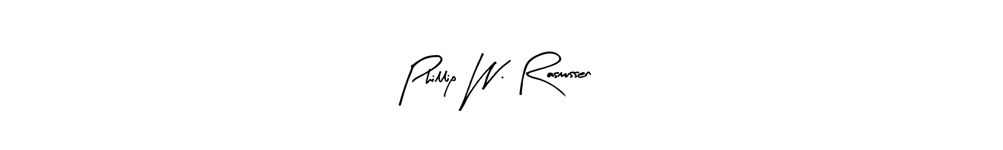 How to make Phillip W. Rasmussen name signature. Use Arty Signature style for creating short signs online. This is the latest handwritten sign. Phillip W. Rasmussen signature style 8 images and pictures png