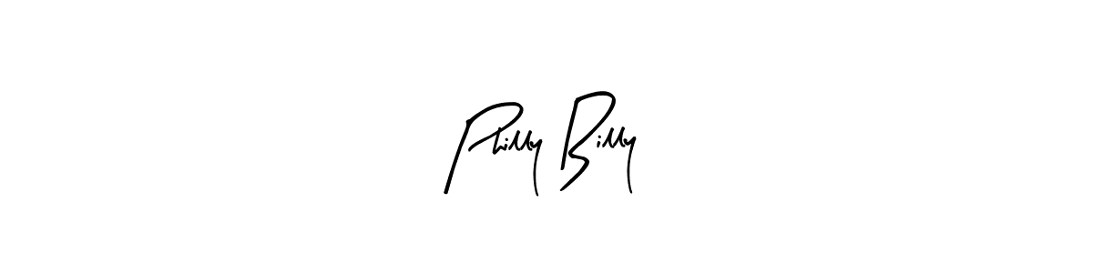 if you are searching for the best signature style for your name Philly Billy. so please give up your signature search. here we have designed multiple signature styles  using Arty Signature. Philly Billy signature style 8 images and pictures png
