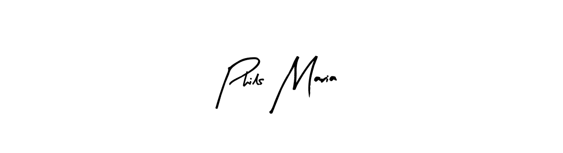 Use a signature maker to create a handwritten signature online. With this signature software, you can design (Arty Signature) your own signature for name Phils Maria. Phils Maria signature style 8 images and pictures png