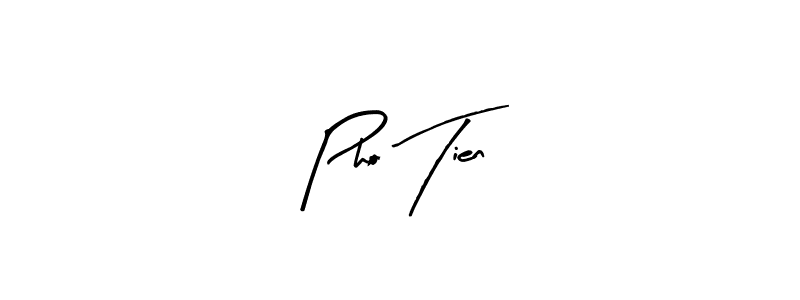 Arty Signature is a professional signature style that is perfect for those who want to add a touch of class to their signature. It is also a great choice for those who want to make their signature more unique. Get Pho Tien name to fancy signature for free. Pho Tien signature style 8 images and pictures png