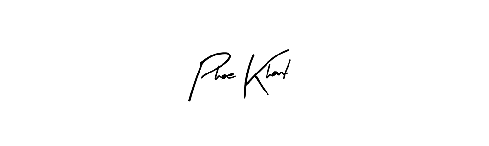 Phoe Khant stylish signature style. Best Handwritten Sign (Arty Signature) for my name. Handwritten Signature Collection Ideas for my name Phoe Khant. Phoe Khant signature style 8 images and pictures png