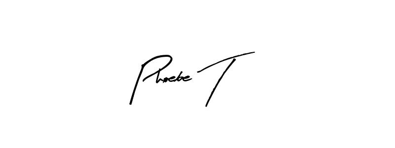 Make a beautiful signature design for name Phoebe T. Use this online signature maker to create a handwritten signature for free. Phoebe T signature style 8 images and pictures png