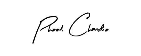 Make your name Phool Chandio memorable on every contract using Arty Signature autograph style. Instant transparent background export available. Phool Chandio signature style 8 images and pictures png