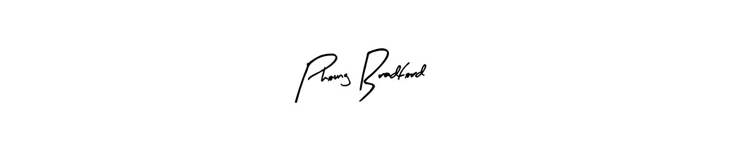 Make a beautiful signature design for name Phoung Bradford. With this signature (Arty Signature) style, you can create a handwritten signature for free. Phoung Bradford signature style 8 images and pictures png