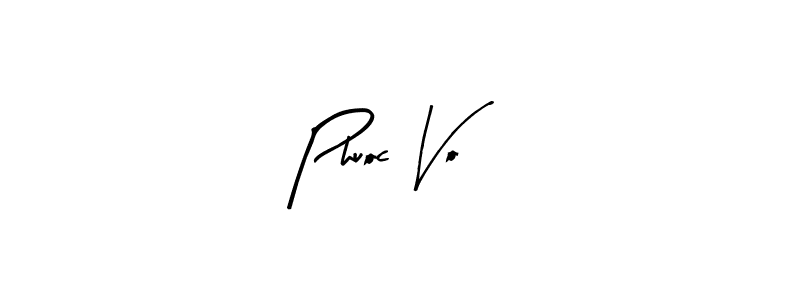 Create a beautiful signature design for name Phuoc Vo. With this signature (Arty Signature) fonts, you can make a handwritten signature for free. Phuoc Vo signature style 8 images and pictures png