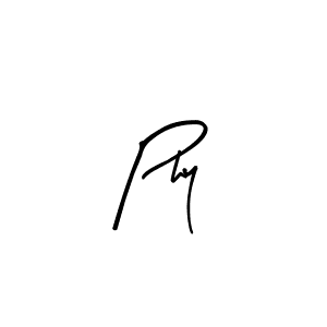 Arty Signature is a professional signature style that is perfect for those who want to add a touch of class to their signature. It is also a great choice for those who want to make their signature more unique. Get Phy name to fancy signature for free. Phy signature style 8 images and pictures png