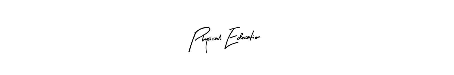 Make a beautiful signature design for name Physical Education. With this signature (Arty Signature) style, you can create a handwritten signature for free. Physical Education signature style 8 images and pictures png