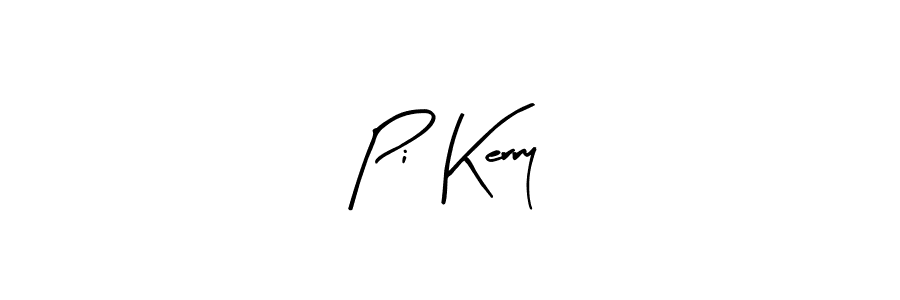 Make a beautiful signature design for name Pi  Kerry. With this signature (Arty Signature) style, you can create a handwritten signature for free. Pi  Kerry signature style 8 images and pictures png