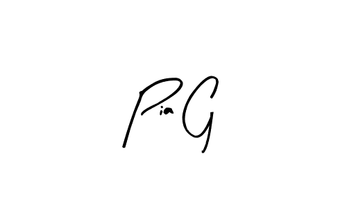 Make a beautiful signature design for name Pia G. With this signature (Arty Signature) style, you can create a handwritten signature for free. Pia G signature style 8 images and pictures png