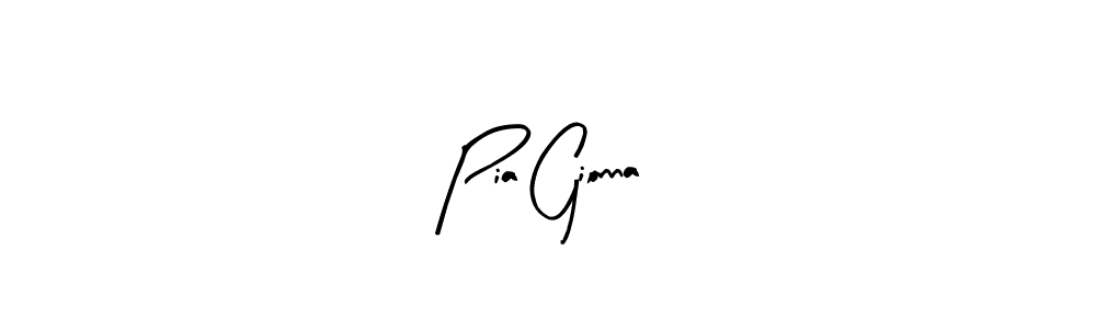 How to make Pia Gionna name signature. Use Arty Signature style for creating short signs online. This is the latest handwritten sign. Pia Gionna signature style 8 images and pictures png
